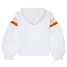 Sudadera con Capucha Niña Levi's Full Sleeve High Rise Girl Blanco
