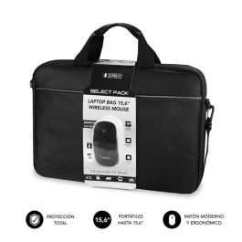 Maletín + Ratón Inalámbrico Subblim Select Pack para Portátiles hasta 15.6"/ Cinta para Trolley/ Negro Precio: 16.68999948. SKU: S7803389