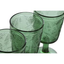 Copa Basicos DKD Home Decor Verde 8 x 15.5 x 8 cm Set de 6