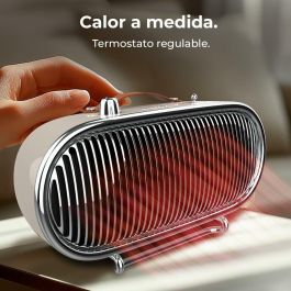 Calefactor Cerámico Eléctrico Cecotec ReadyWarm 1500 Blanco Beige 1500 W