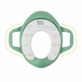 Badabulle Reductor de inodoro Comfort con asas, antideslizante, universal y estable, asiento acolchado extraíble, fácil de limpiar