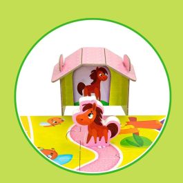 Puzzle Infantil Lisciani Giochi 48 x 1 x 36 cm Granja 12 Piezas 27 Piezas (6 Unidades)