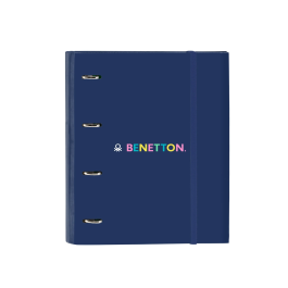 Carpeta de anillas Benetton Cool Azul marino 27 x 32 x 3.5 cm Precio: 10.50000006. SKU: B15ALBEQ4J