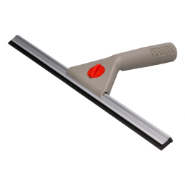 Q-connect Limpiacristales Industrial Mango de Acero Hoja Plástico 40 cm Ancho