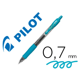 Pilot Boligrafo G-2 Azul Turquesa Tinta Gel Retractil Sujecion de Caucho 0.4mm Precio: 17.69000035. SKU: B1BYYY2M8V