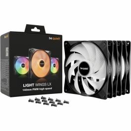 Be Quiet Light Wings LX BL130 Ventilador de Caja PWM 140 mm Triple Pack Alta Velocidad