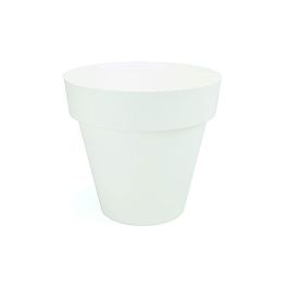 Plastiken Maceta de inyección Tes, Blanco, Polipropileno, Ø14cm, Alta resistencia a los rayos solares Precio: 1.49999949. SKU: S7911152