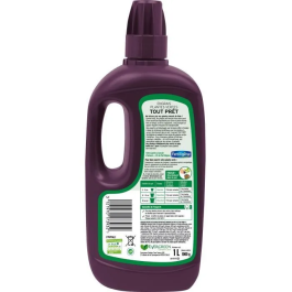 Fertiligene Fertilizante vegetal NF-U 42-004 - NPK 0.14-0.06-0.1 - Listo para usar - 1 L
