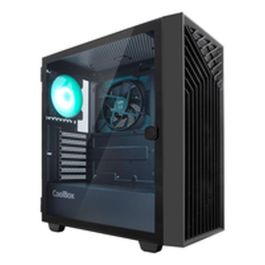 Coolbox GA300 Grid Line Caja PC Gaming Torre ATX ARGB con Cristal Templado y 5 Ventiladores