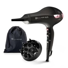 Bellissima Secador de Pelo Profesional Light Ionic P7 3000 con Concentrador y Difusor para Secado Rápido - 2100W