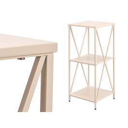 Giftdecor Estantería de Metal Beige con 3 Baldas - 33x33x75 cm Precio: 34.98999955. SKU: B1GN5A9Z49
