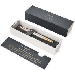 PARKER Bolígrafo IM Premium Warm Silver con Tinta Azul en Estuche de Regalo