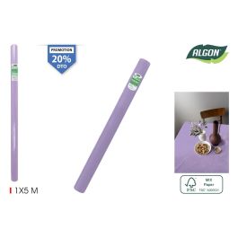 Rollo Mantel Violeta con Mandril 1x5m - Algon (16 Unidades) Precio: 24.50000014. SKU: B1CQKSB8ZW