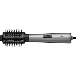 Braun AS 4.3 Airstyler Cepillo de Aire Caliente 1000W Negro/Plata con Boquilla Concentradora