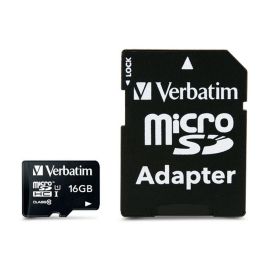 Tarjeta de Memoria Micro SD con Adaptador Verbatim Premium 16 GB Precio: 9.5900002. SKU: B1HYQ92P3R