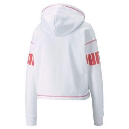 Sudadera con Capucha Mujer Puma Puma Power Hoodie Fl W Blanco