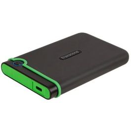 Transcend TS4TSJ25M3C Disco Duro Externo 2.5" StoreJet 25M3C 4TB USB 3.1 Gen 1 Tipo C, Resistente a Golpes