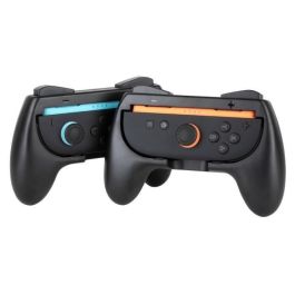 KONIX 3328170304320 Par de soportes para Joy-Con Nintendo Switch 2, forma clásica del mando, Negro