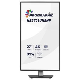 iiyama Monitor HB2701UHSNP-B1 27" 4K UHD IPS Black 4 ms HDR para Diseño Gráfico y Uso Profesional con USB-C (96W) y KVM