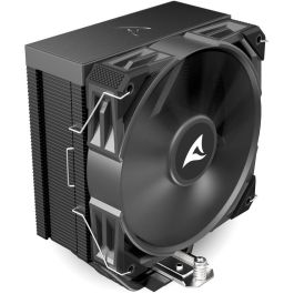 Sharkoon A50 Refrigerador de CPU de Torre Única con Ventilador 120mm, 5 Tubos de Calor, TDP 230W, Negro. Compatible con Zócalos.