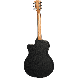 LAG Guitarra Acústica Electroacústica Lâg Auditorium Cutaway Tramontane 70 A/E Negro Satinado Tapa Abeto Engelmann Macizo