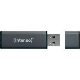 Intenso Alu line 8GB Memoria USB 2.0 Aluminio Antracita