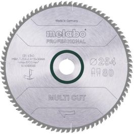 Metabo MET4007430229540 Hoja de Sierra Circular Profesional Multi Cut HW/CT 254x30mm 80 Dientes 5° Precio: 103.4999999. SKU: B19NCRLQPF