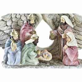 Figura Navidad Tradicional DKD Home Decor Dorado Blanco 7 x 10.5 x 27.5 cm (2 Unidades) Figura Navidad Tradicional DKD Home Decor Dorado Blanco 7 x 10.5 x 27.5 cm (2 Unidades)