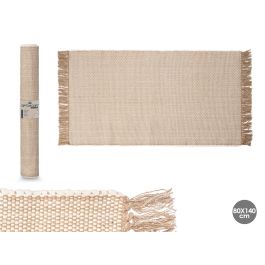 Giftdecor Alfombra Artesanal Beige Natural de Algodón y Poliéster, 80x140 cm (6 Unidades) Precio: 74.50000008. SKU: B176FMLS2Q