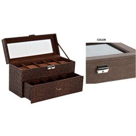Joyero Tradicional DKD Home Decor Marron 11 x 15 x 27.5 cm Precio: 27.50000033. SKU: B17Q53STNN