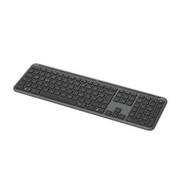 Logitech K950 Teclado Inalámbrico Signature Slim Multi-dispositivo Silencioso, Teclas Personalizables, Compatible Windows Mac iOS Android