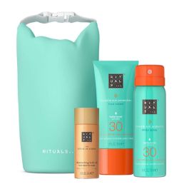 Rituals The Ritual of Karma Set: Aceite Corporal Iluminador 30ml + Crema Facial Solar SPF30 50ml + Spray Leche Solar SPF30 50ml. Con Estuche. Precio: 33.94999971. SKU: B19G28C6ZR