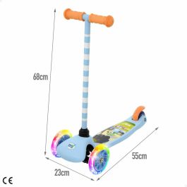 Patinete Bluey Goma Metal Plástico Azul