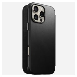 Nomad Folio Modern Leather para iPhone 16 Pro Max - Funda con MagSafe, cierre magnético y 3 bolsillos para tarjetas, Negro Precio: 49.2712. SKU: B15XNVPR2C
