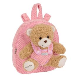 Mochila Safta Preescolar Osito Extraible Rosa 75x230x270 mm Precio: 20.69000054. SKU: B1F2Z8CGQ8