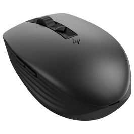 HP Ratón Inalámbrico Recargable 710, Ambidextro, RF Wireless + Bluetooth, 3000 DPI, 7 Botones, Negro
