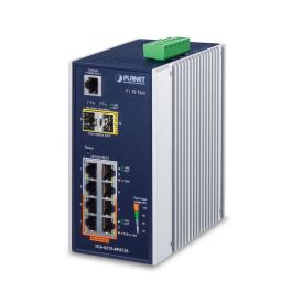 Planet Switch industrial 4 puertos PoE Gigabit 10/100/1000T 802.3at + 4 10/100/1000T + 2 SFP 100/1000X gestionable Precio: 351.50000028. SKU: B1BTG4XB9T