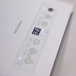 Stylies Deshumidificador Regulus STY7640115593672, Capacidad 2,5 L, hasta 12 L/día, Temporizador, Higrostato, Secador, Blanco/Gris