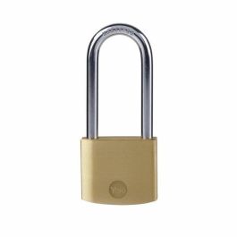 Yale Y110B/40/152/1 Candado de latón con arco largo de acero cementado, incluye 3 llaves