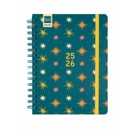 Finocam Agenda Cosmo Espiral Doble 4º Svh Stars 2025-2026, Diseños Variados, Cierre con Goma, Adhesivos Temáticos Precio: 8.99946575. SKU: B1JE73QKR3