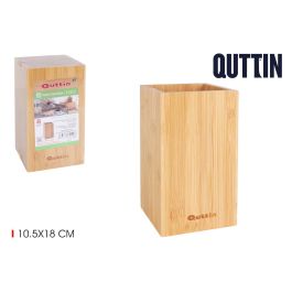 Quttin Organizador de Utensilios de Cocina de Bambú 10,8 x 18,6 cm (12 Unidades)