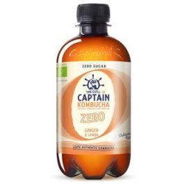 CAPTAIN Kombucha Zero Jengibre Limón Bio 400ml - Sin Azúcares Ni Calorías, Sin Gluten, Ingredientes 100% Naturales Precio: 2.59000016. SKU: B15V3VWPK6