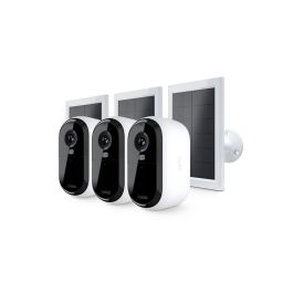 Arlo ARL1716507100797 Pack 3 Cámaras Vigilancia Esenciales 2K con 3 Paneles Solares