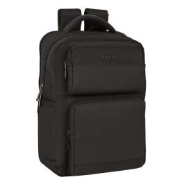 Safta Business Mochila para portátil de 15,6" con USB y 2 bolsillos, Negra, 31x44x13cm