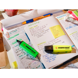 Stabilo Rotulador Boss Fluorescente 70 Amarillo Punta Biselada 2-5 mm