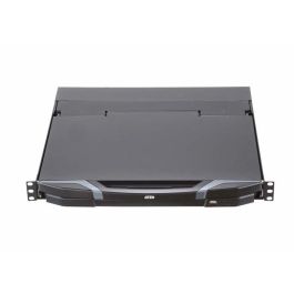 Aten CL3800 Consola LCD KVM de Doble Rail para Rack 19" 18.5" Full HD 1920x1080 HDMI DVI VGA con Teclado y Touchpad