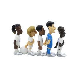 Pack minix con 5 figuras real madrid c.f 7 cm - modelos surtidos