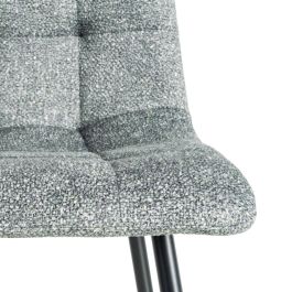 Silla Jaspeado Verde Tejido-Metal 44 X 52 X 86 cm