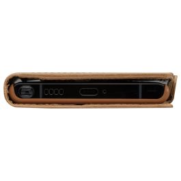 dbramante1928 Copenhagen Slim Flip-Hülle Funda para Samsung Galaxy S22 Ultra - Carcasa Tipo Folio en Cuero Bronceado (Hellbraun)