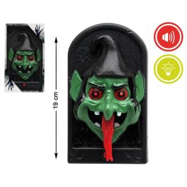 Colgante De Puerta Bruja Con Luz Y Sonido Para Decoración De Halloween 11x19x5 cm Precio: 5.89000049. SKU: B14XF9RG8R